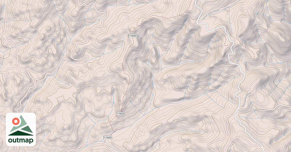 Map of Dobbins Gulch