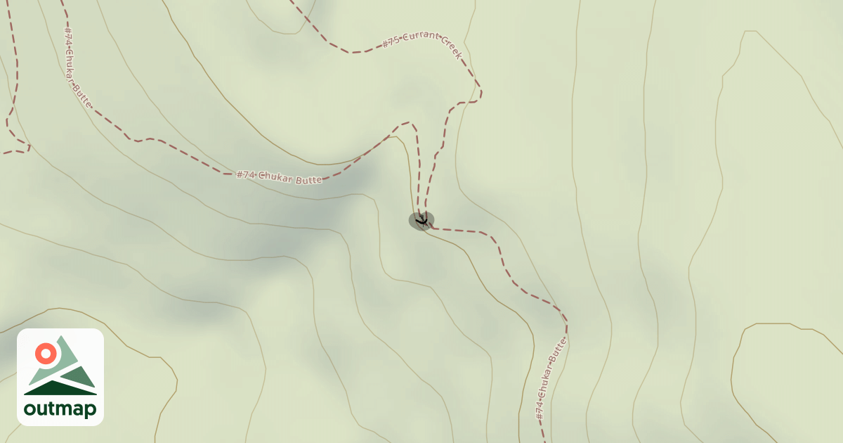 Map of #74 Chukar Butte