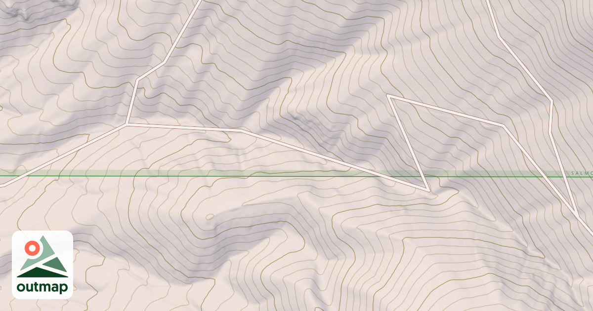 Map of KING BORDER ROAD