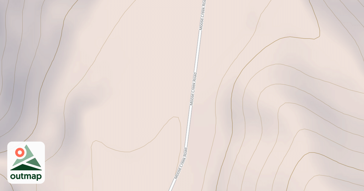 Map of MOOSE CR DISPERSED B