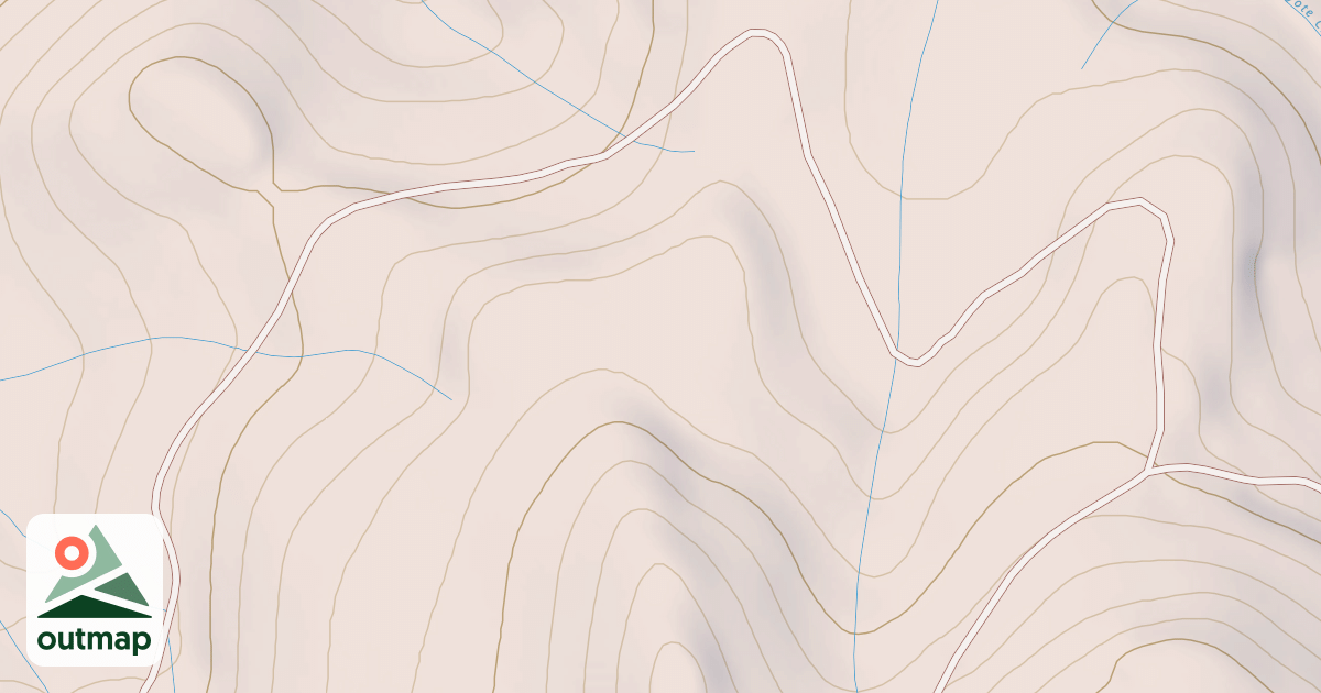 Map of COYOTE CRK SPUR A