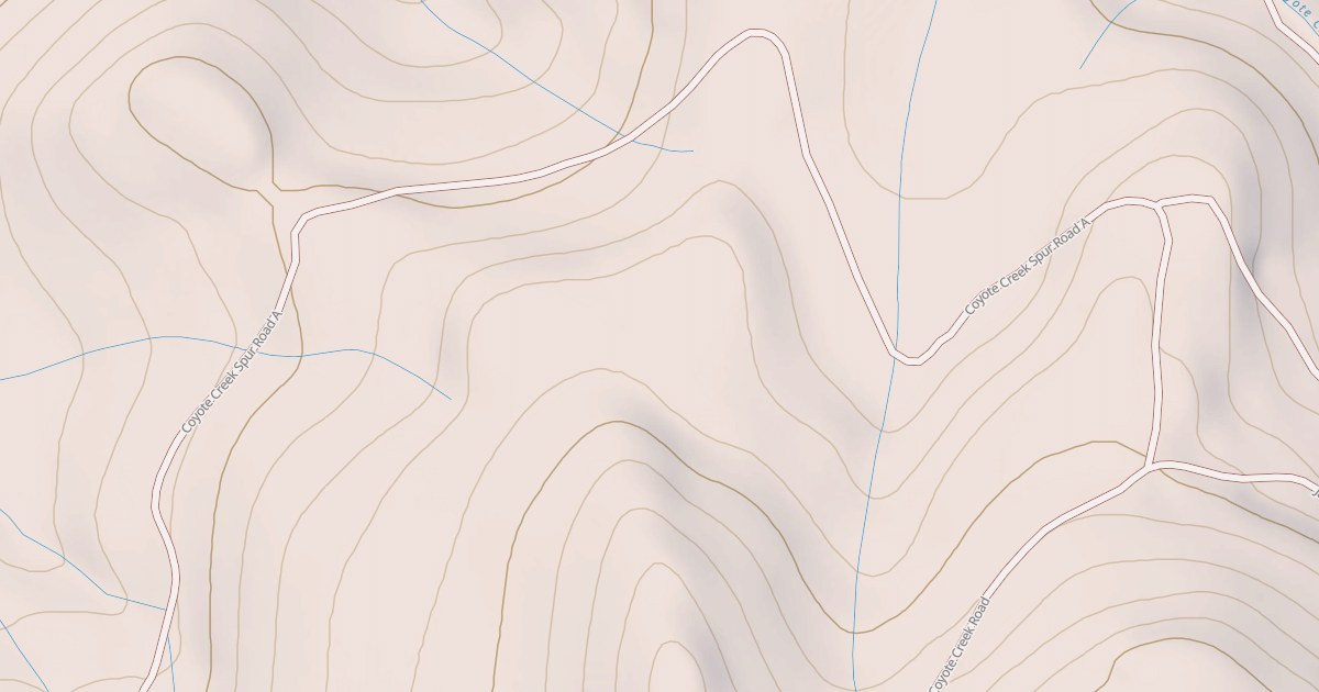 Map preview of COYOTE CRK SPUR A