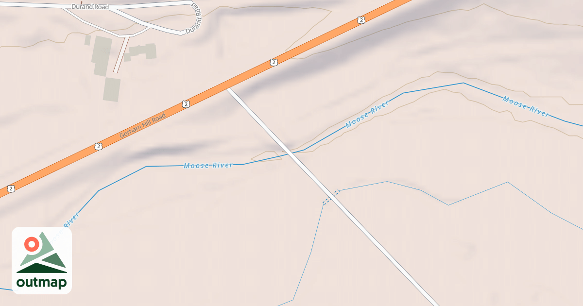 Map of Old Pinkham B Rd