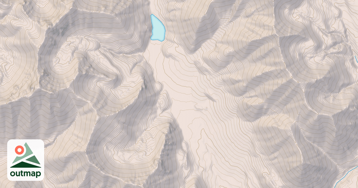 Map of Ahtell Creek
