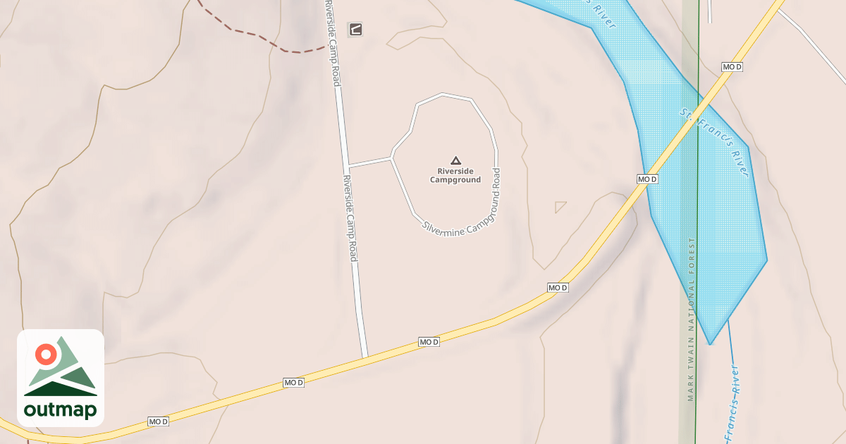 Map of RIVERSIDE