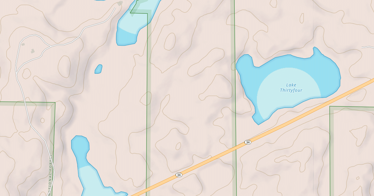 Map preview of FIFTH LAKE SPUR 2626