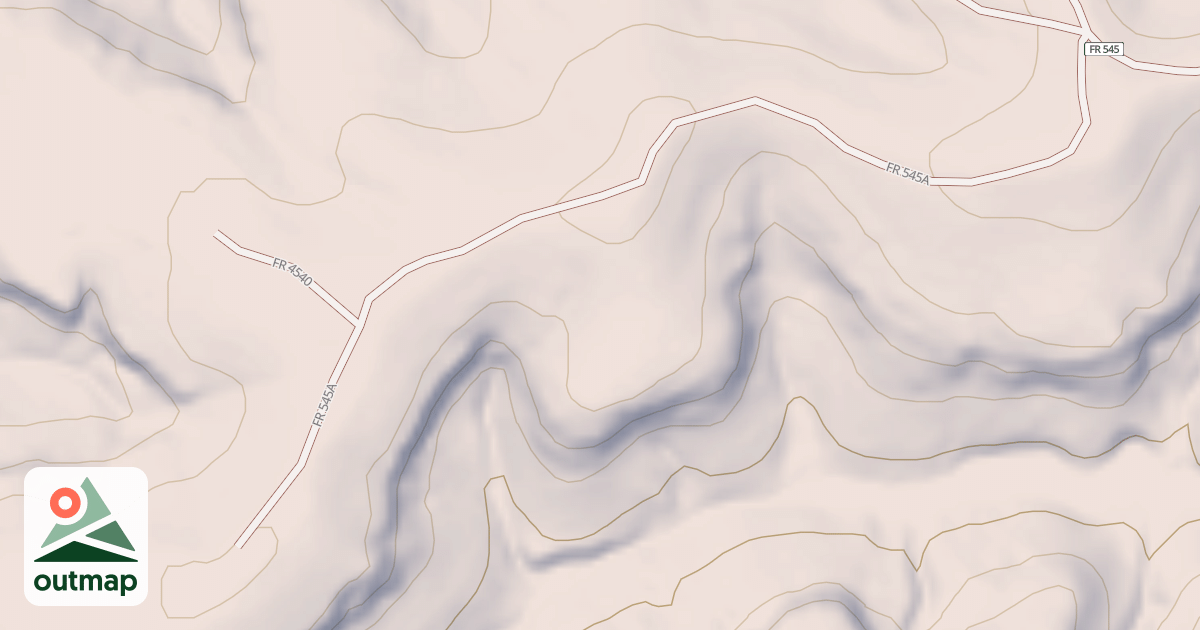Map of 545A