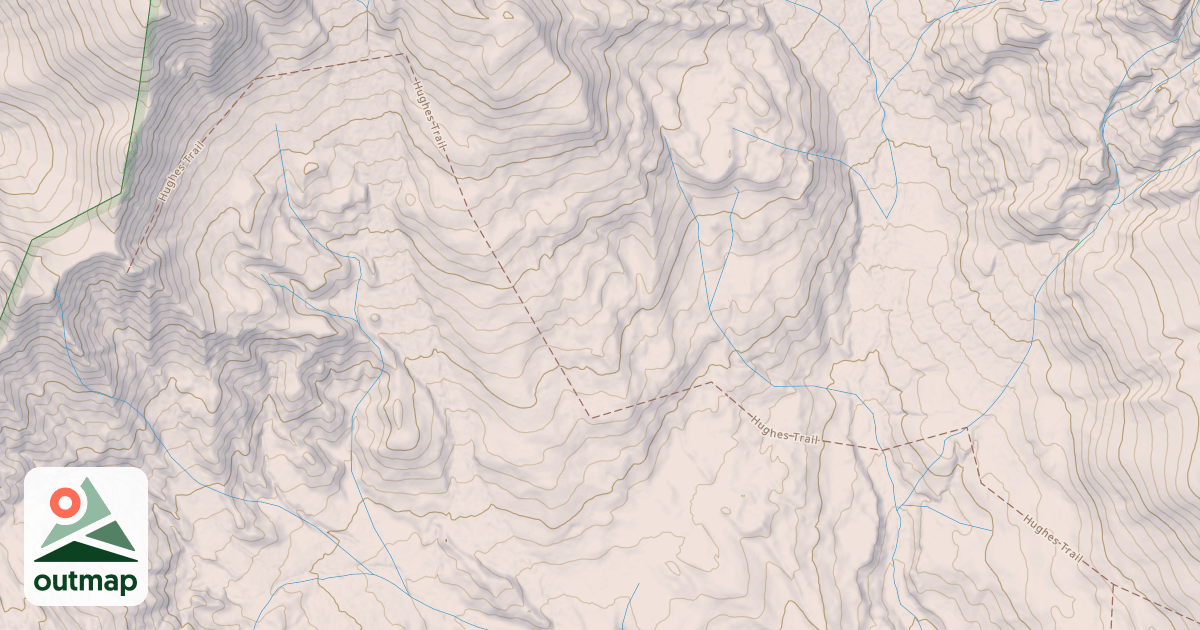 Map of HUGHES TRAIL