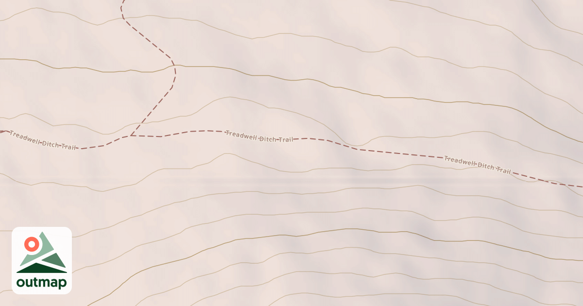 Map of TREADWELL DITCH TRAIL