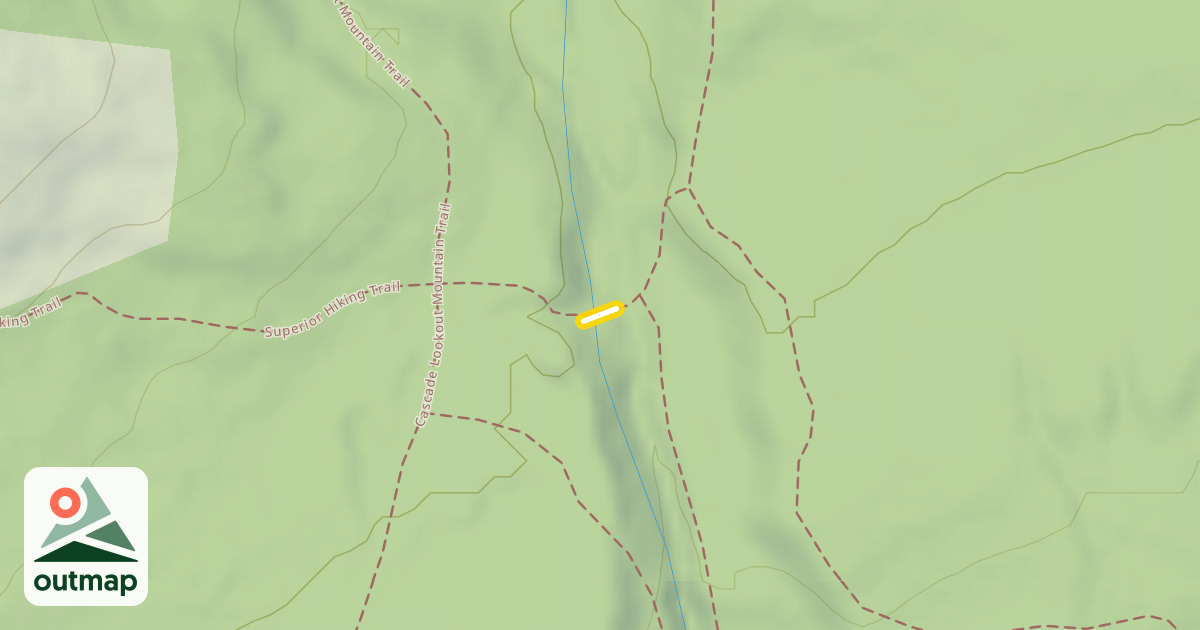 Map of Superior Hiking Trail