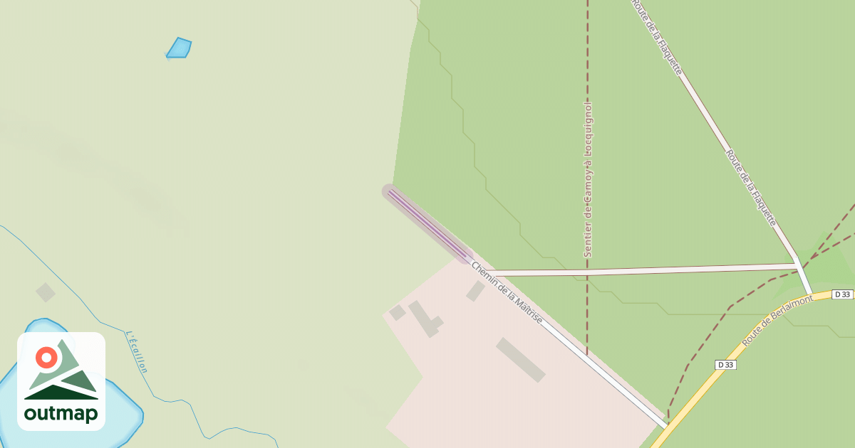 Map of Chemin de la Maîtrise