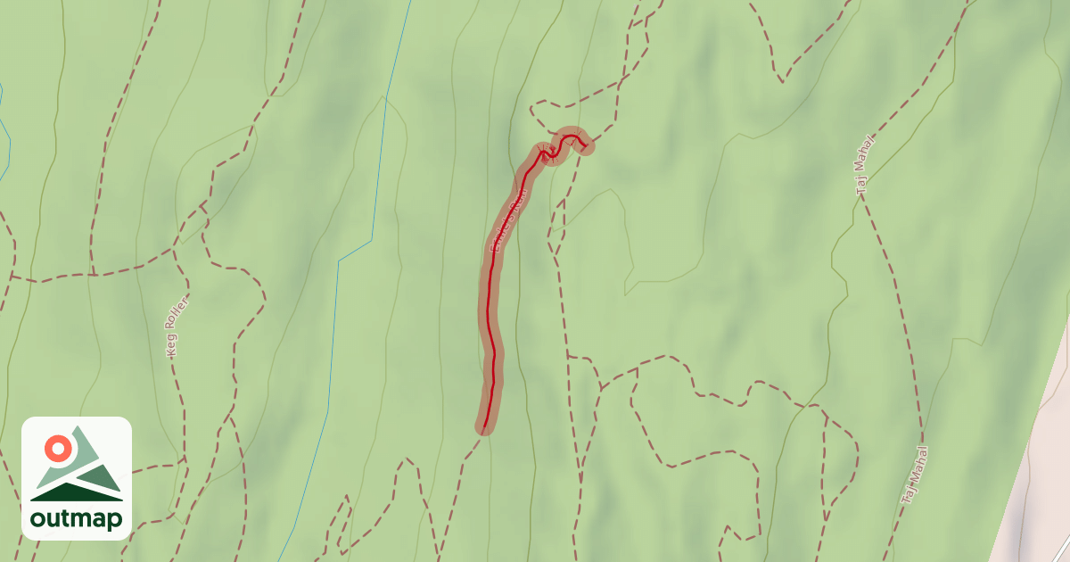 Map of Ernie's Run