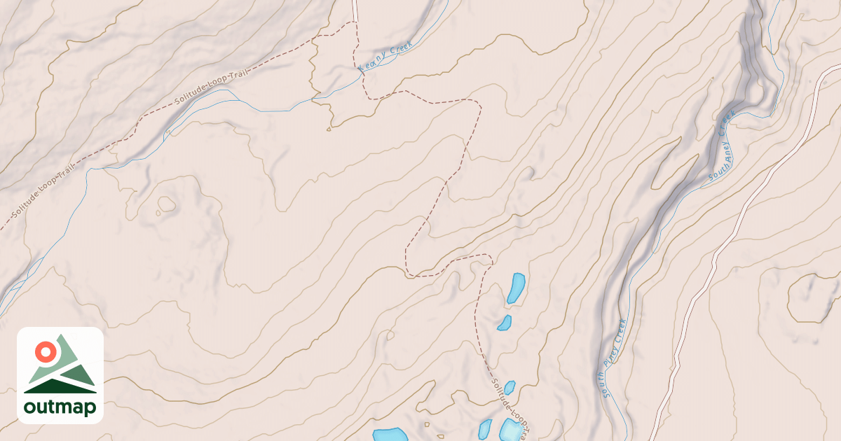 Map of Solitude Loop