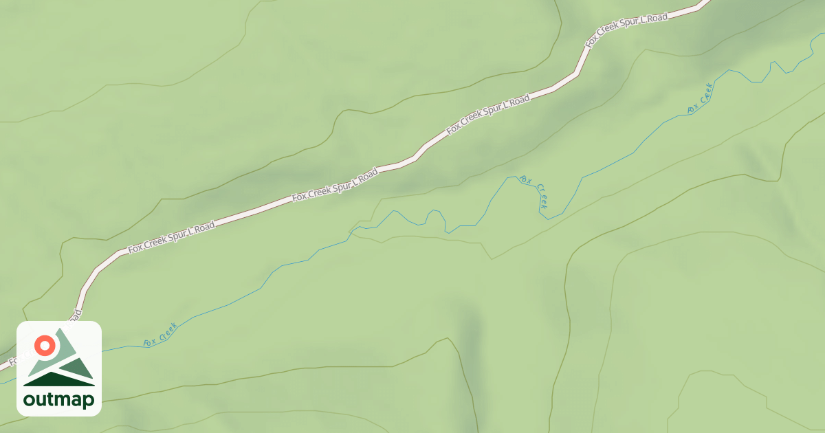 Map of FOX CREEK SPUR M