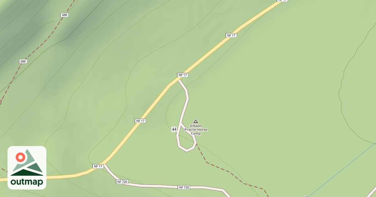 Map of GIBSON HORSE CAMP