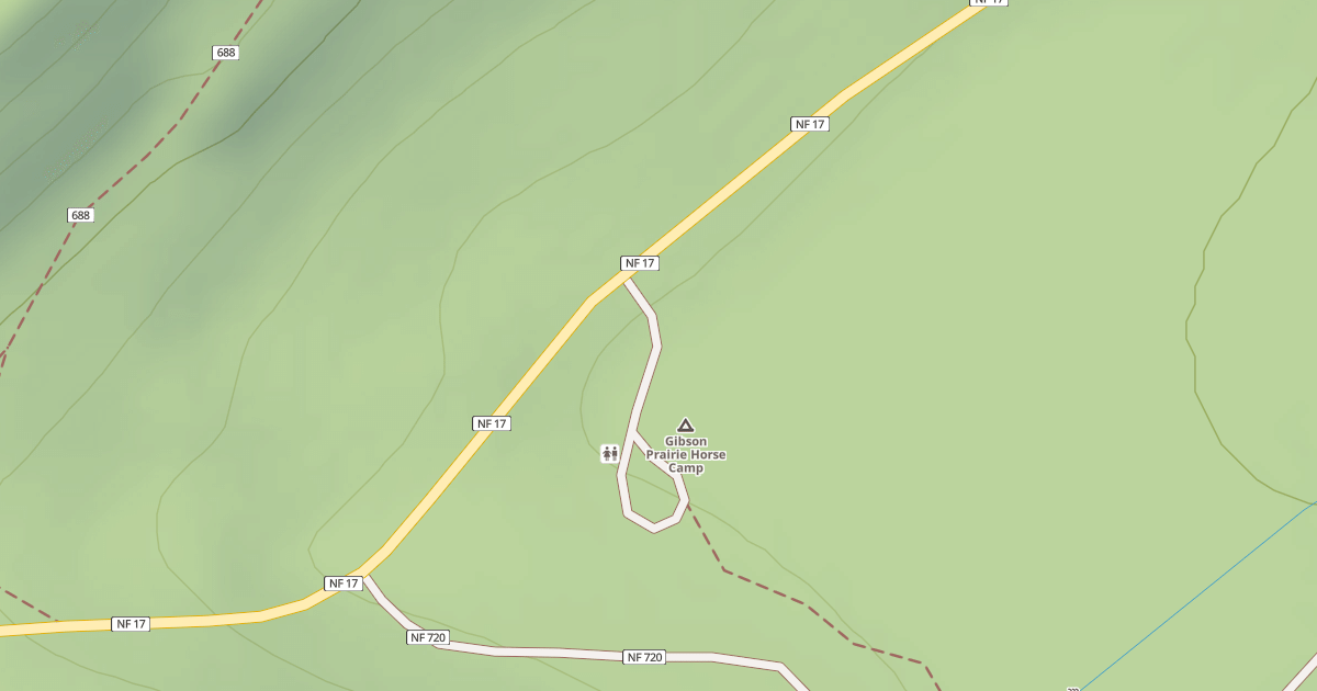 Map preview of GIBSON HORSE CAMP