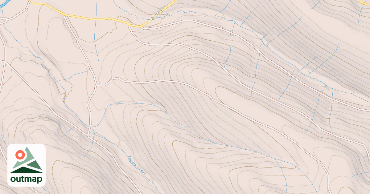 Map of BOULDER SPUR