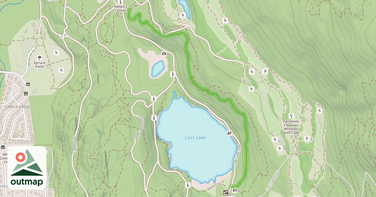 Map of Molly Hogan Trail