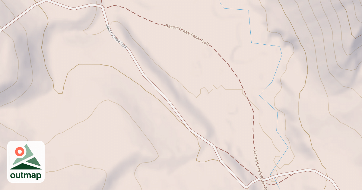 Map of Bacon Creek