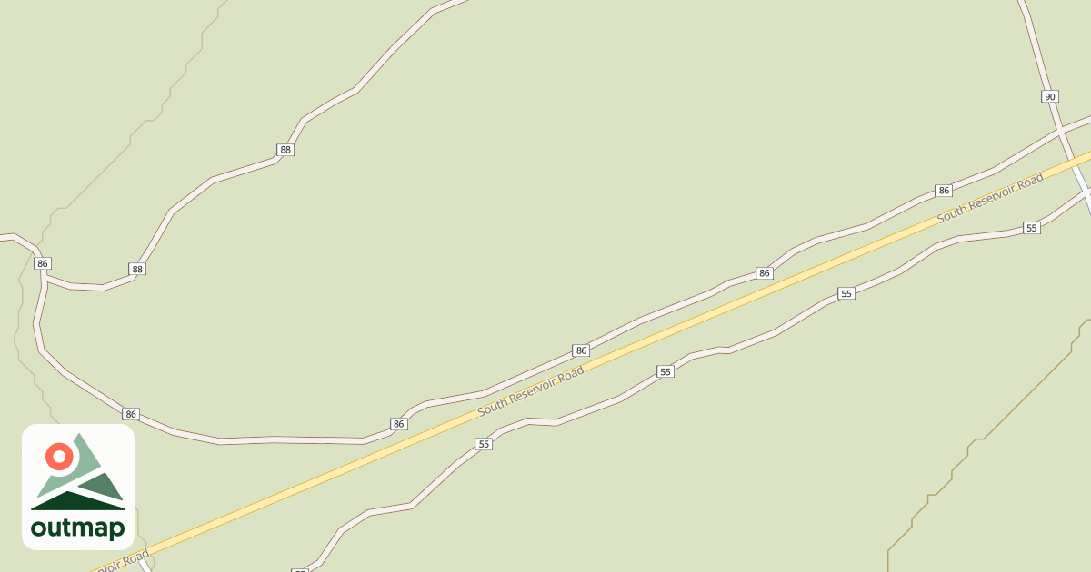 Map of Millican Plateau Tr 86