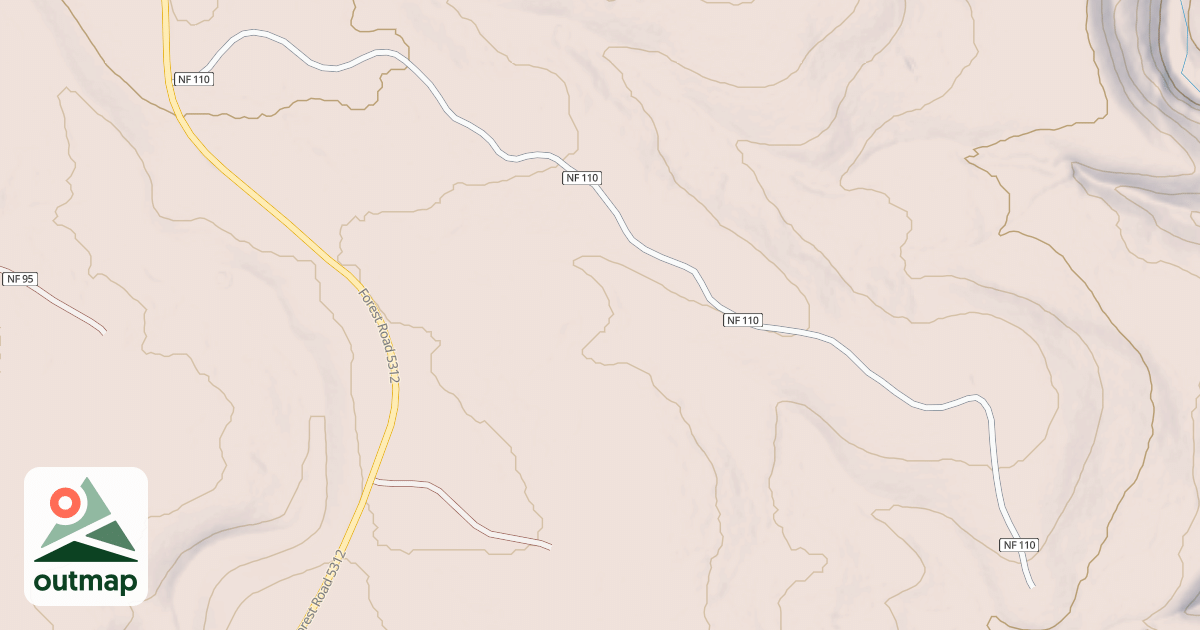 Map of USFS Motor Vehicle Use Map Roads {98FCCD73-BFAF-4F46-B079-129EC30BEE86}