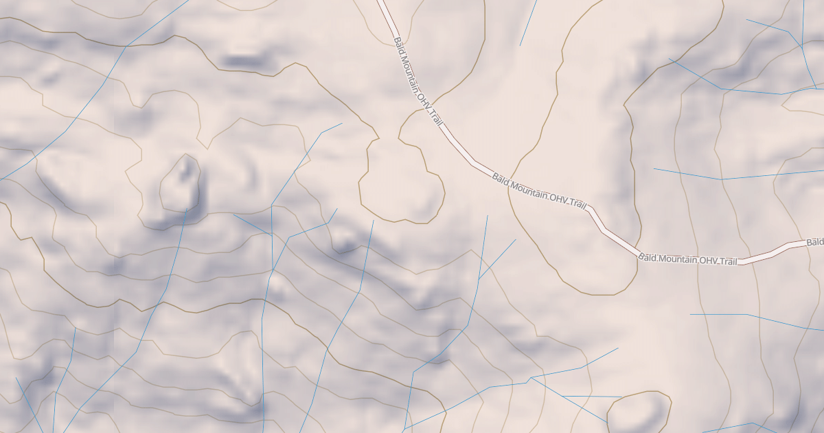 Map preview of BALD MOUNTAIN T25