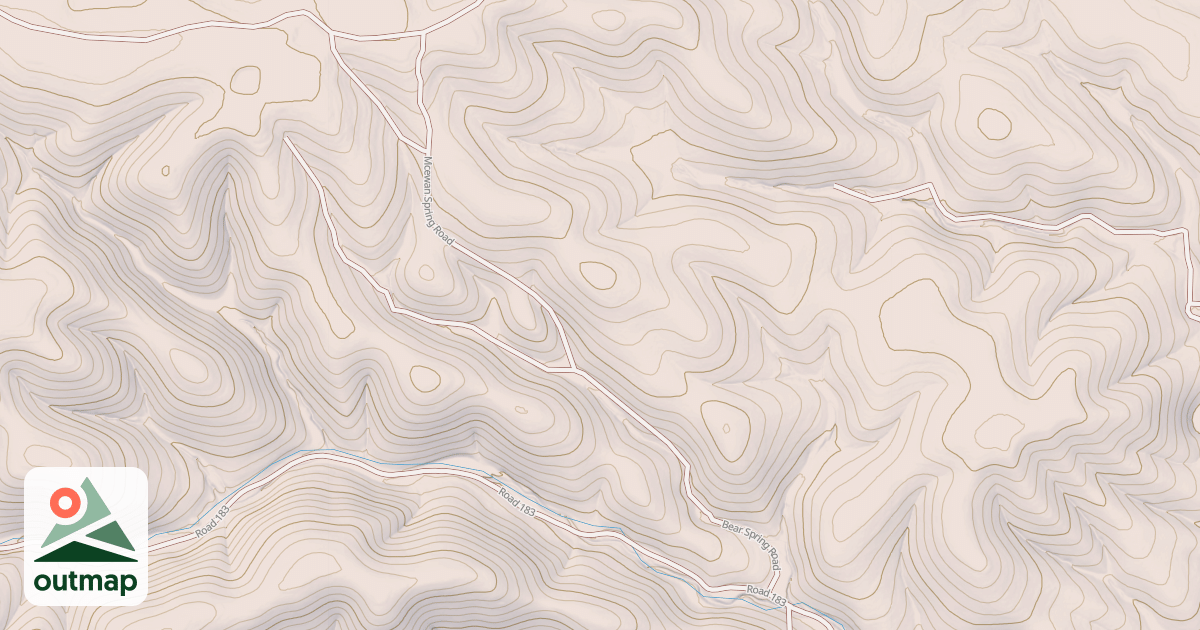 Map of MCEWAN SPRING