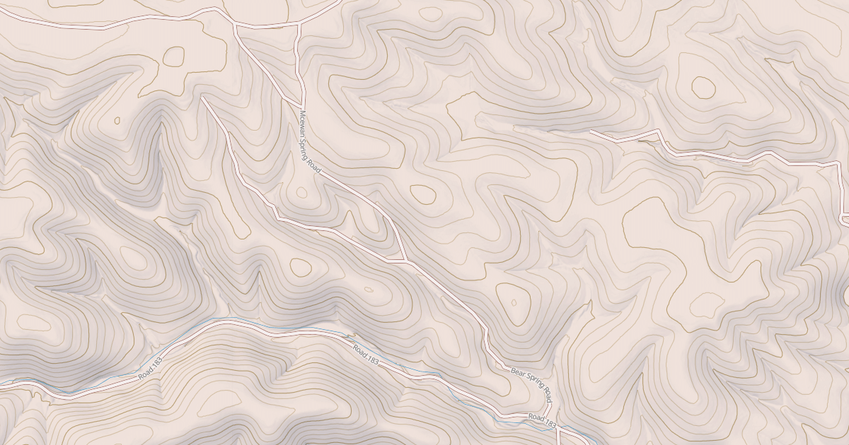 Map preview of MCEWAN SPRING