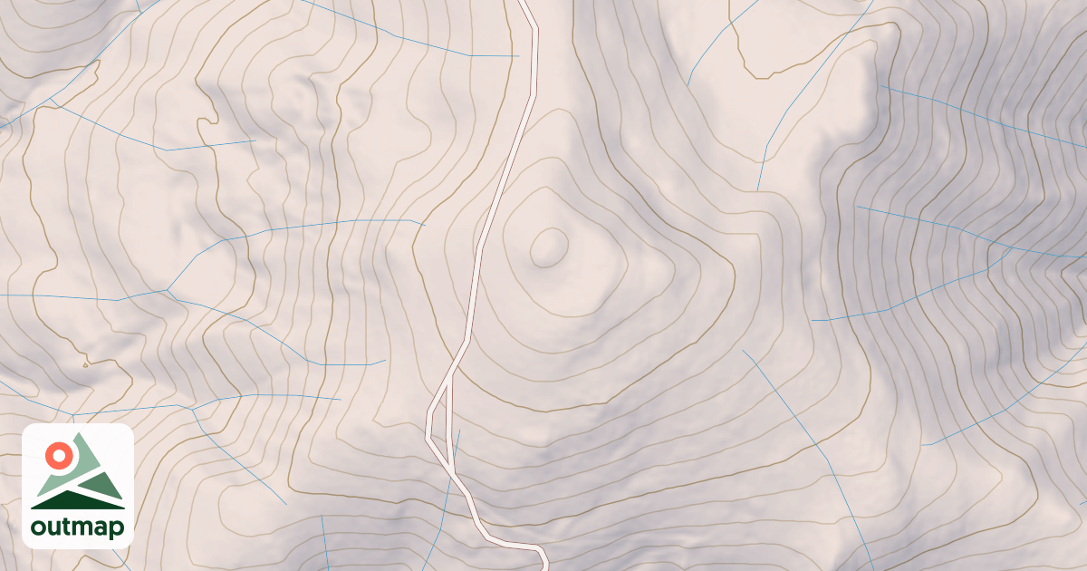 Map of CLAREMONT SPUR