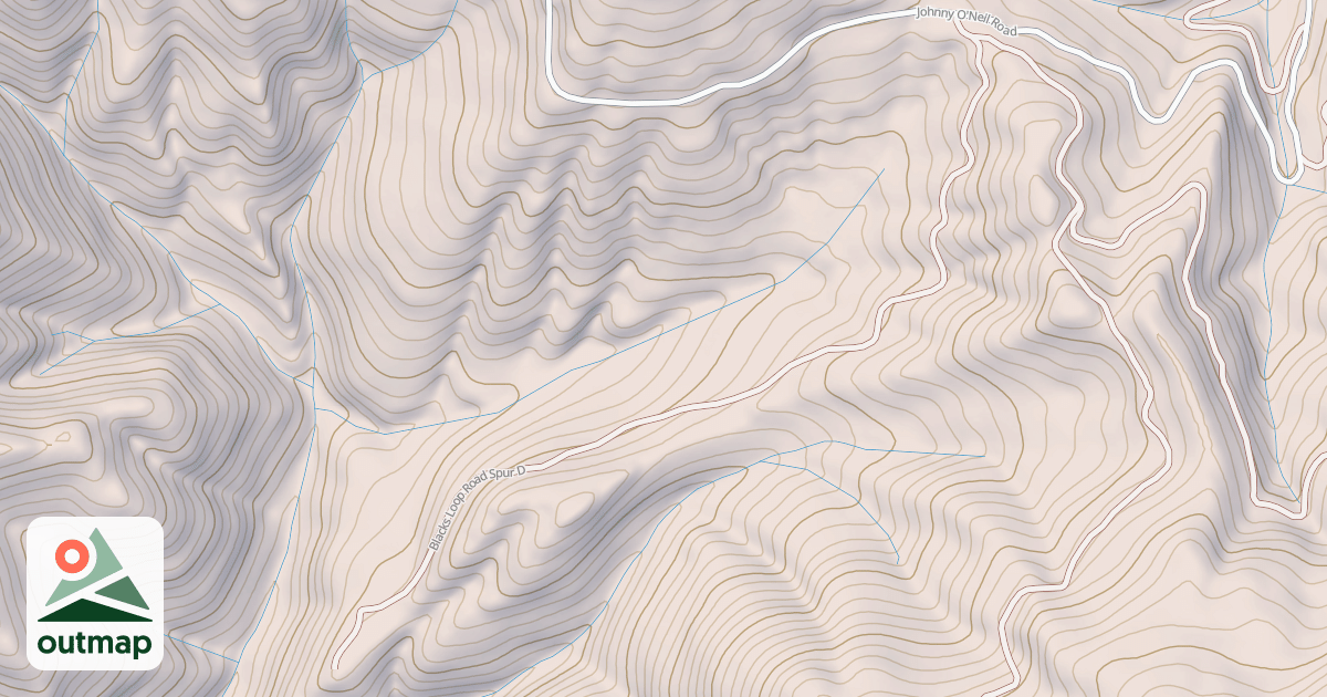 Map of BLACKS LOOP