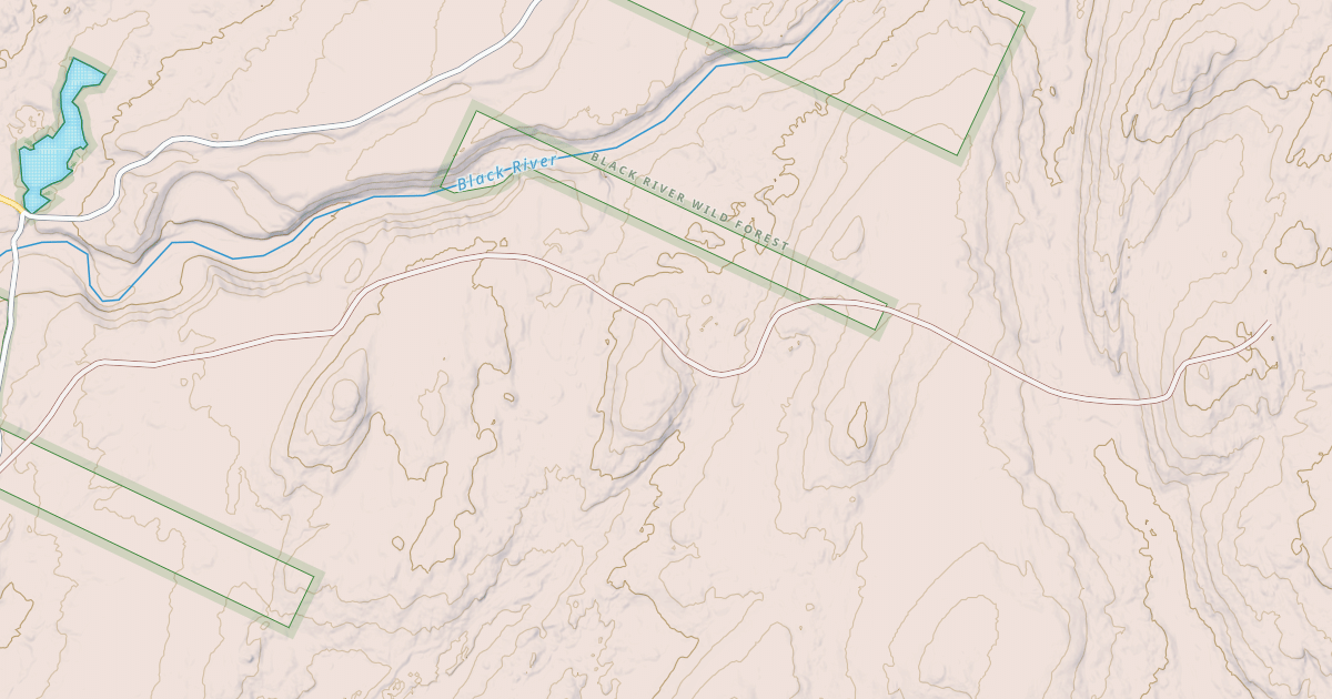 Map preview of Twin Lakes Trail