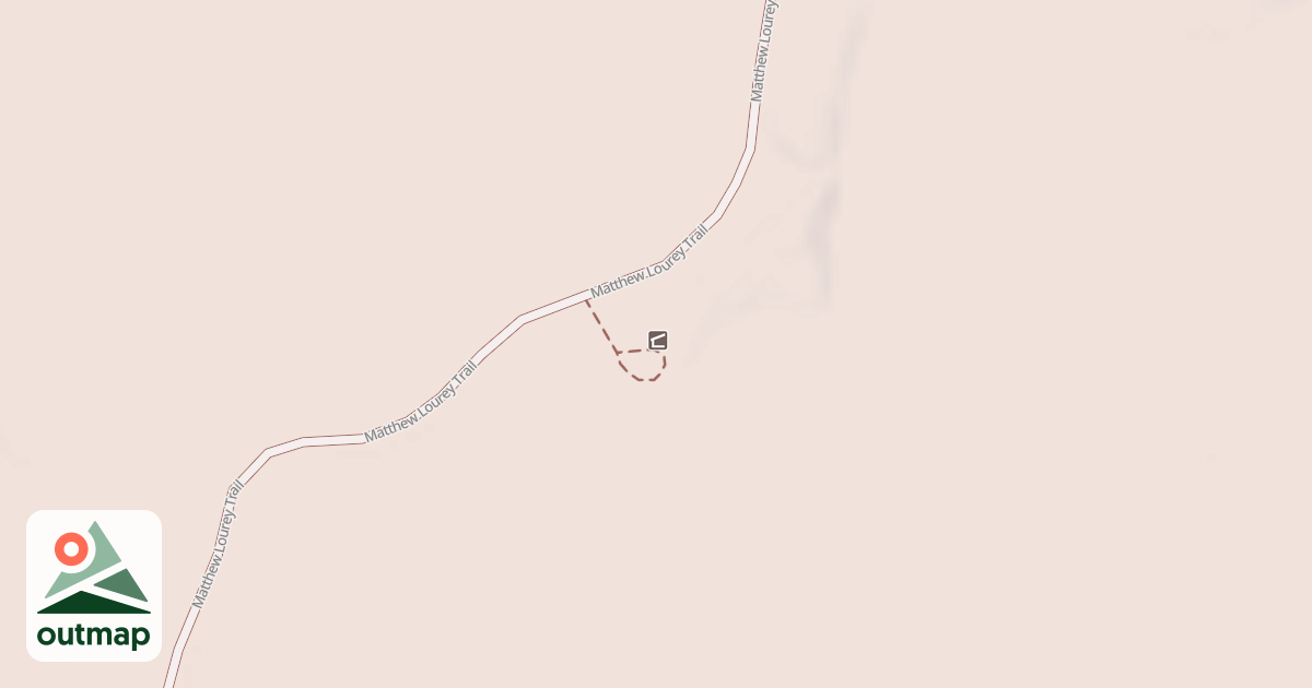 Map of Matthew Lourey State Trail