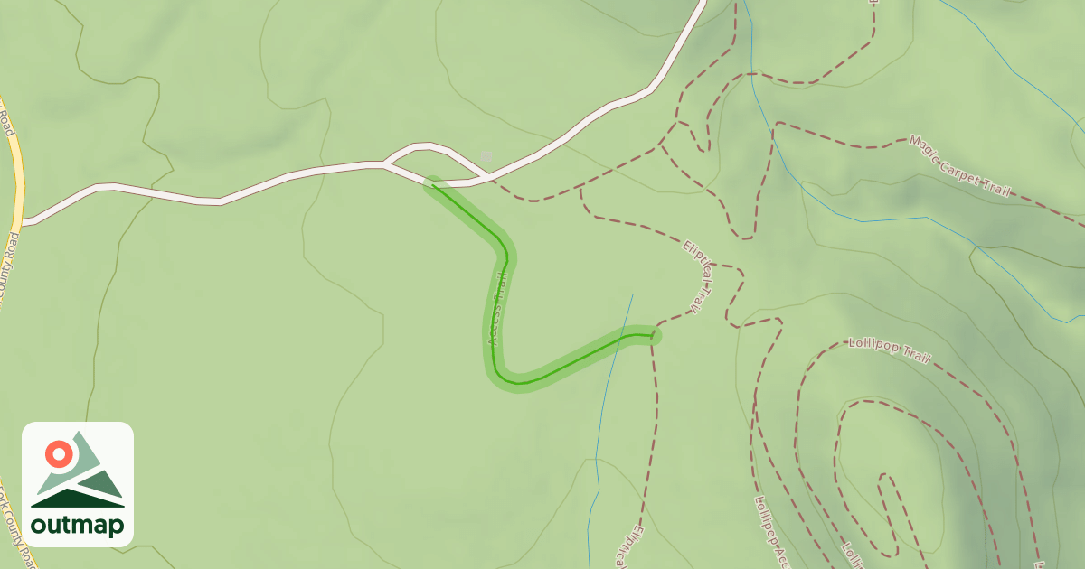 Map of Access Trail