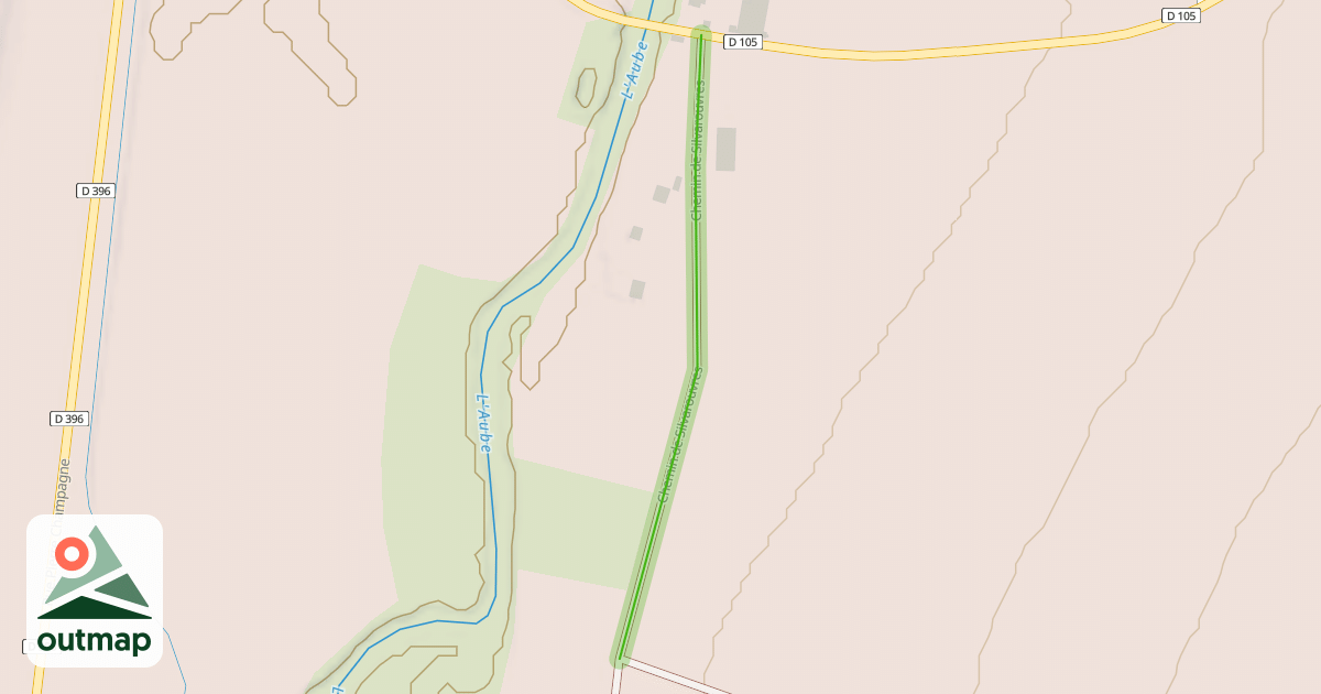 Map of Chemin de Silvarouvres