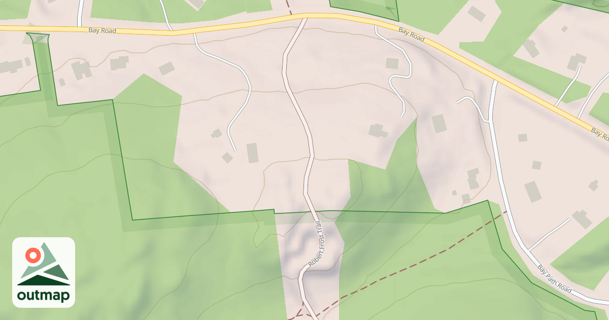 Map of Robert Frost Trail