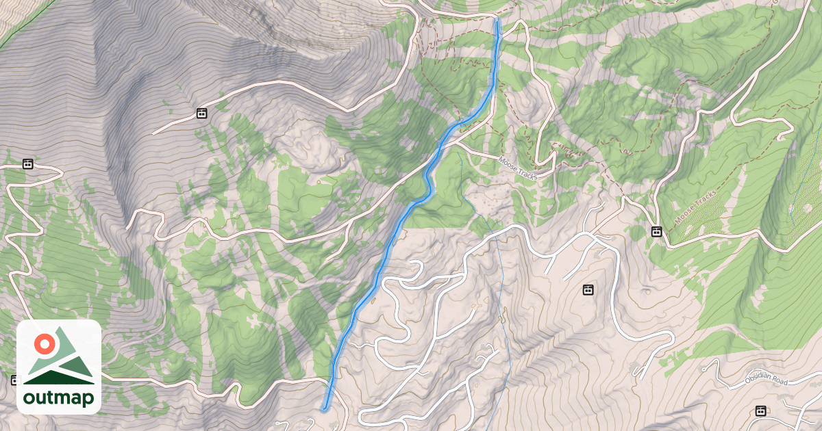 Map of Cow Flats