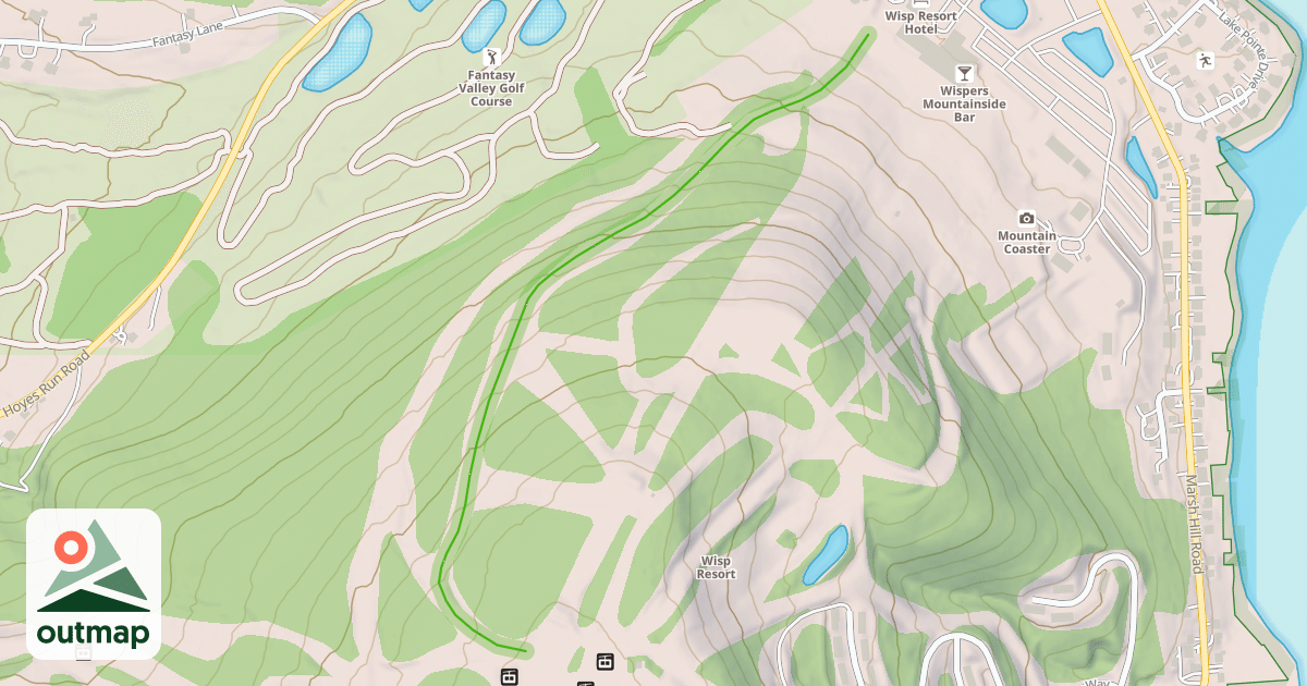 Map of Wisp Trail