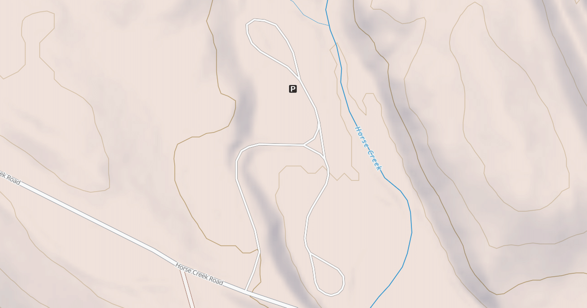 Map preview of HORSE CREEK CAMPGROUND
