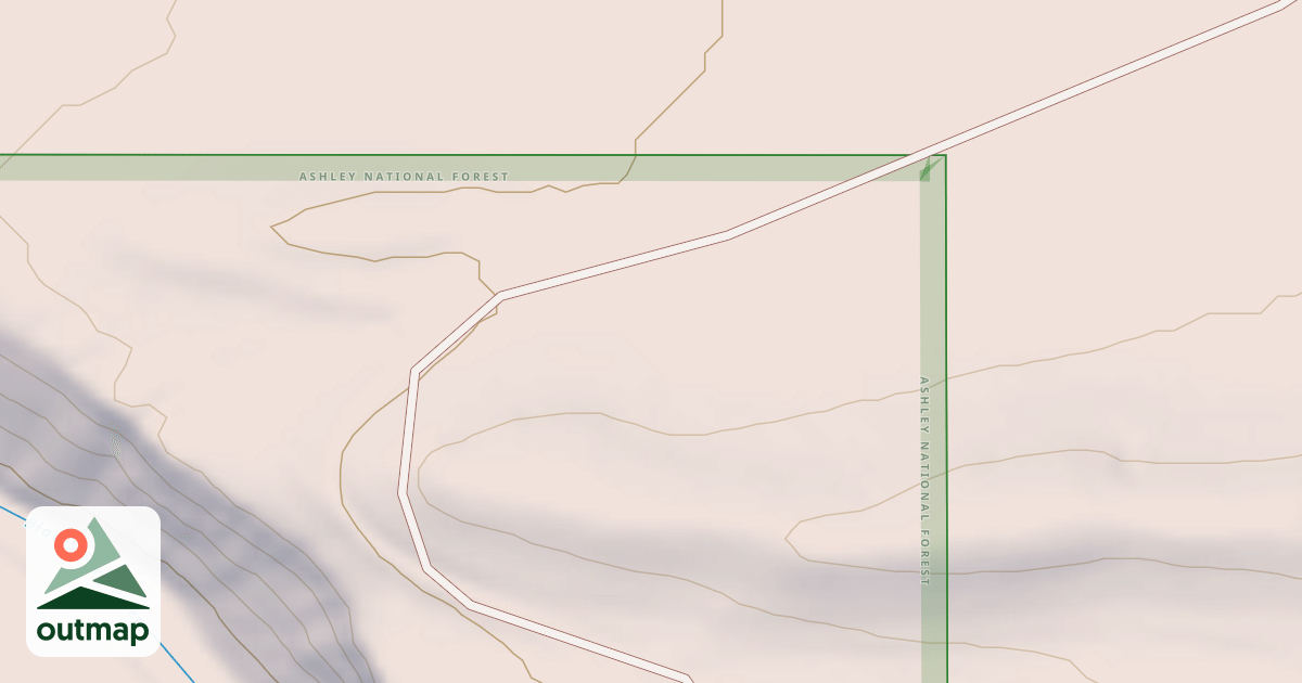 Map of BLACKS FORK DISPERSED B