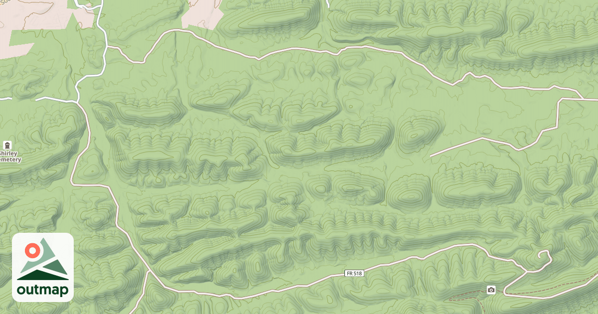 Map of SHIRLEY CREEK