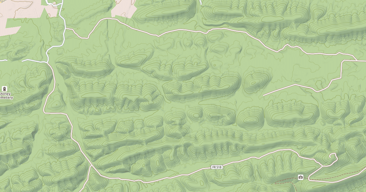 Map preview of SHIRLEY CREEK