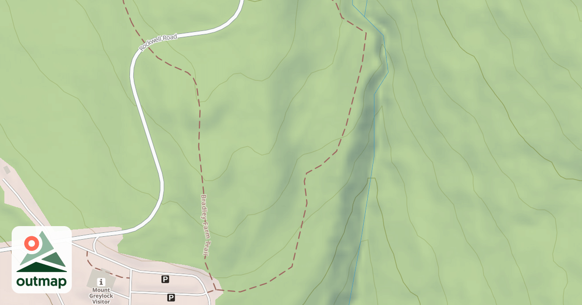 Map of Bradley Farm Trail