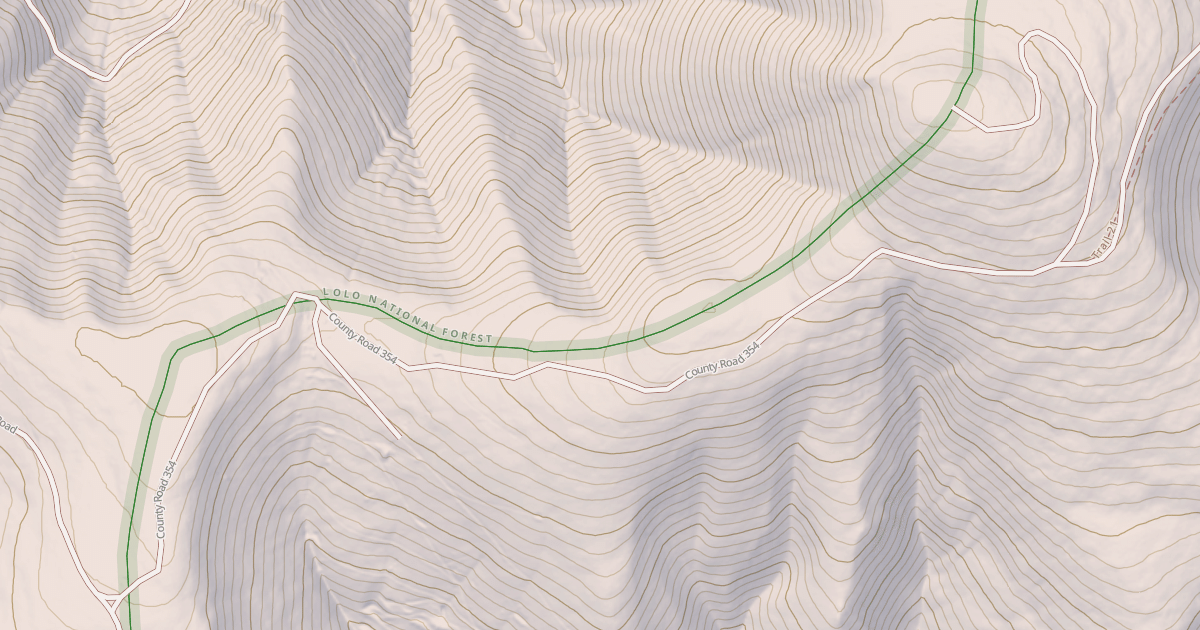 Map preview of SLIDE ROCK MOUNTAIN