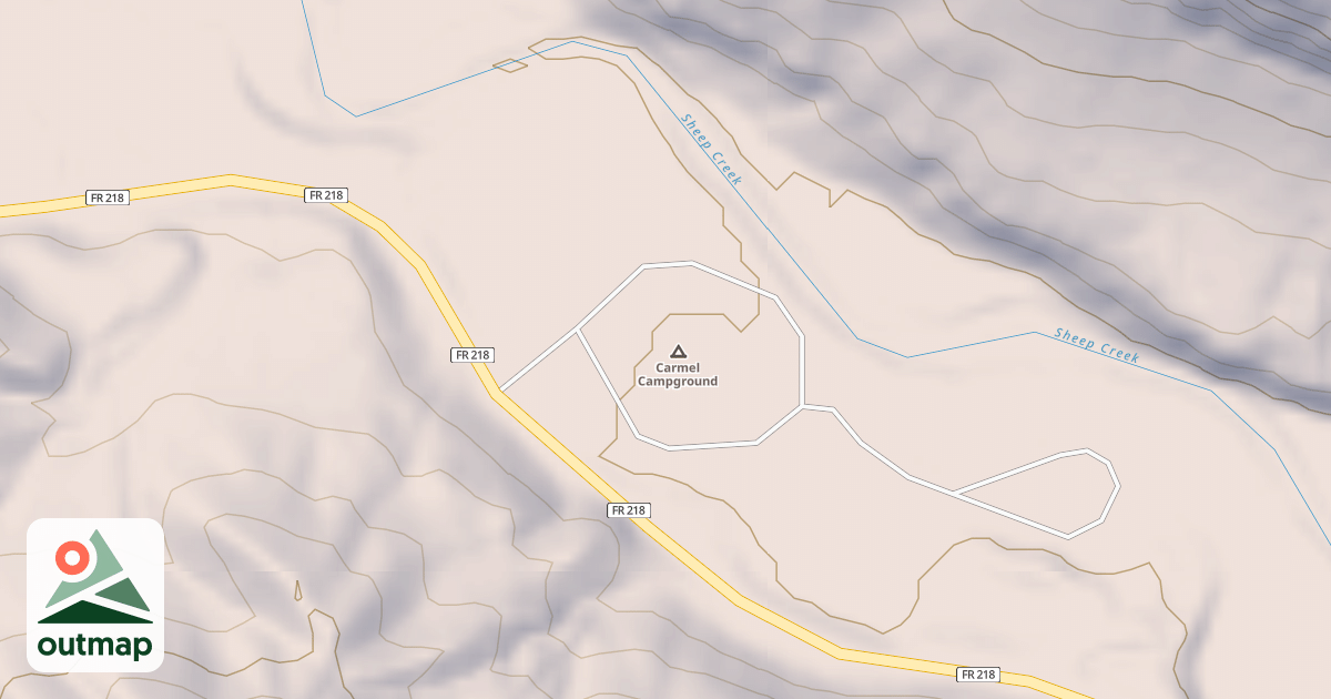 Map of CARMEL C G