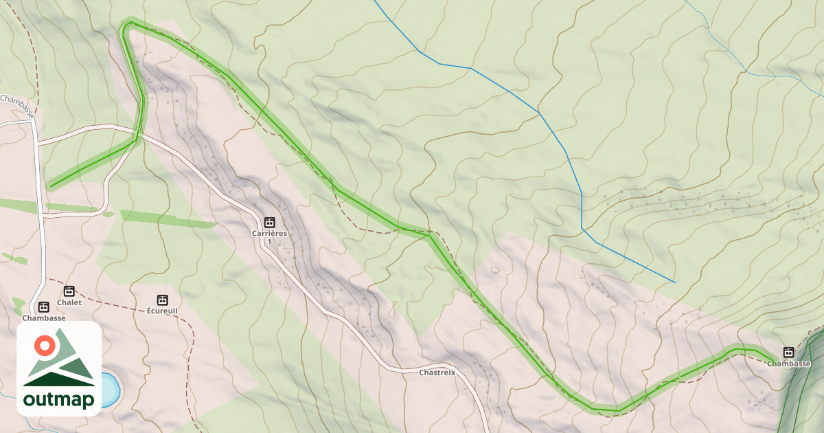 Map of Les Mouflons