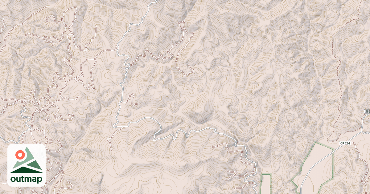 Map of DIVIDE ROAD