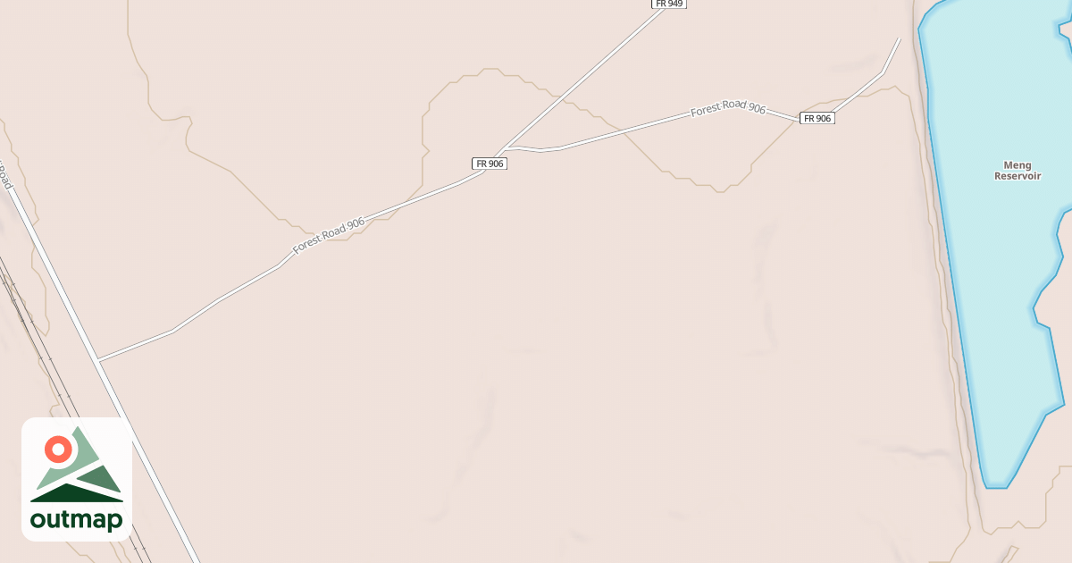 Map of MENG RESERVOIR