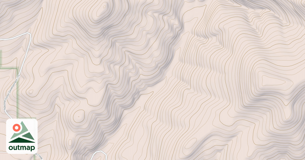 Map of CALF CREEK WEST