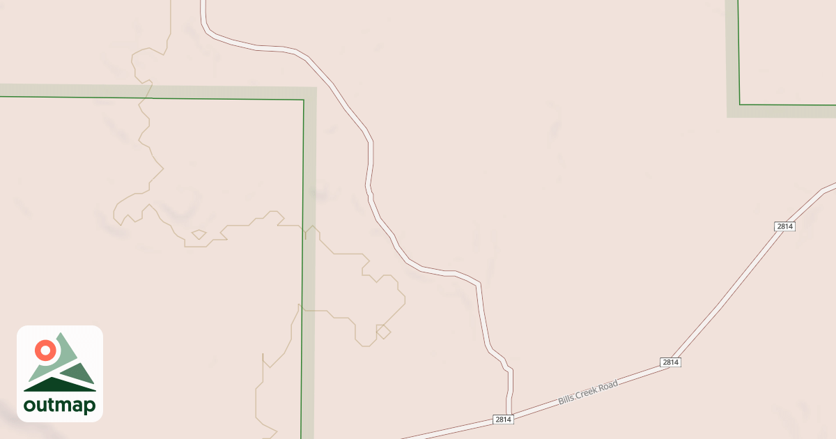 Map of BILLS CREEK SPUR E