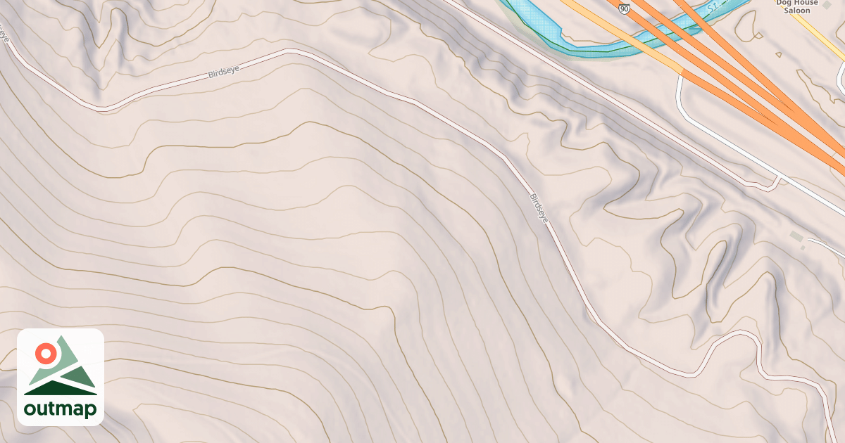 Map of BIRDS EYE